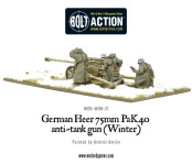 Bolt Action - German Heer 75mm PaK 40 Winter